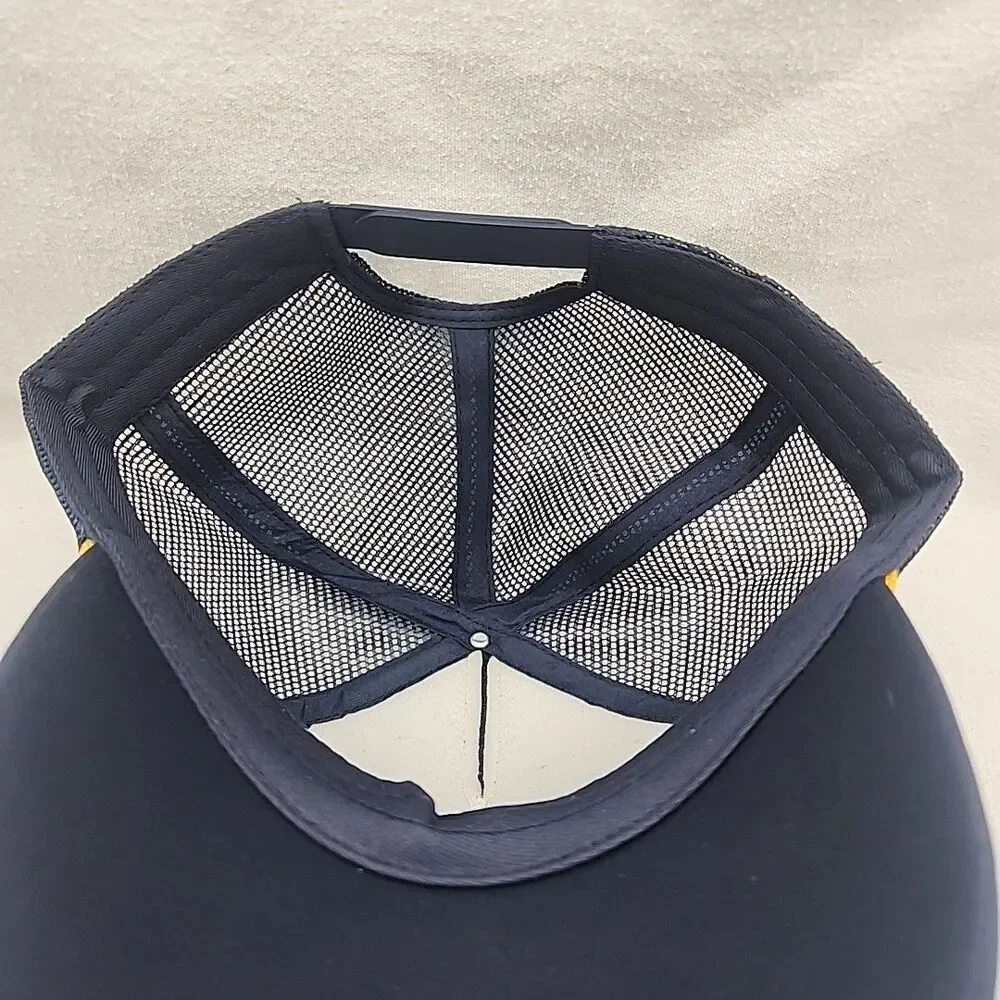 Cap Surfside Scrambled Eggs Gold Leaf Navy Foam Front Trucker Mesh Snapback Hat